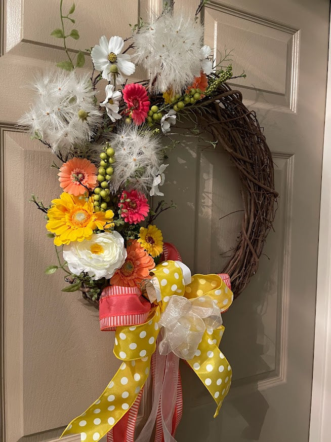 Make a wish: Front Door Wreath